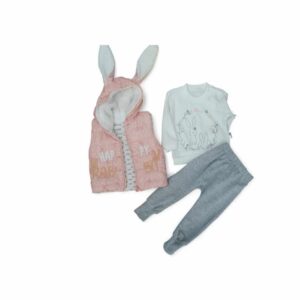 Бебешки комплект от 3 части за момиче